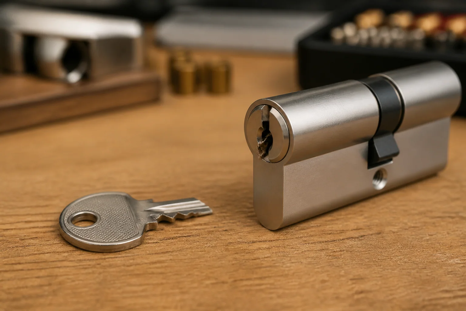Afgebroken sleutel bij een cilinderslot